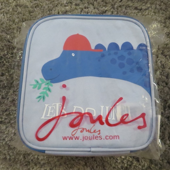 Joules blue dinosaur Lunchbox - Picture 5 of 5